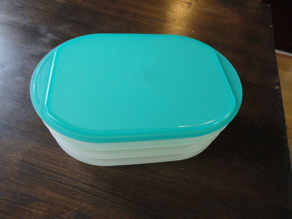 Vleeswarendoos Tupperware - 3 kleuren, Overige kleuren, Stapelbaar, Overige typen, Ophalen of Verzenden