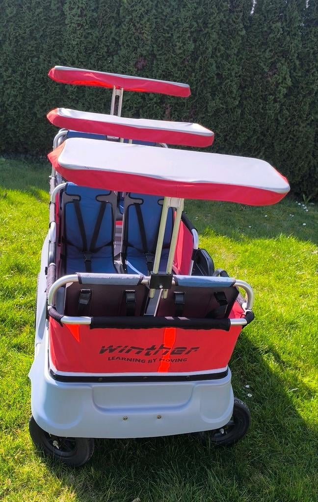 Kiddybus Winther Turte deluxe / bolderkar, Ophalen of Verzenden, Gebruikt, Kinderwagen of Buggy