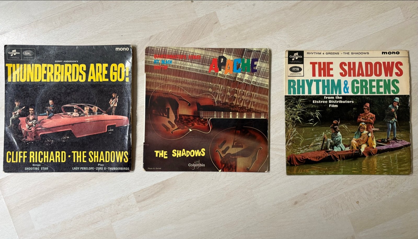 The Shadows - 3 mono EP's uit de beginperiode