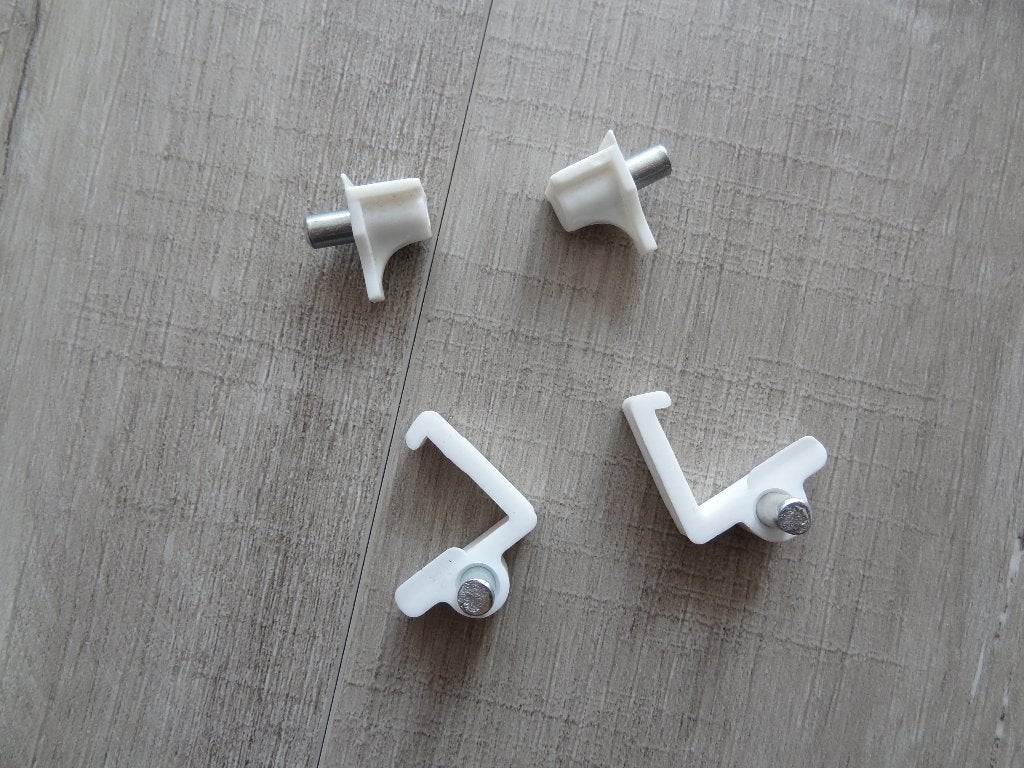 NIEUW! Set van 4 Witte Plankdragers Keuken >Snelle Verzendin, Minder dan 50 cm, Wit, Nieuw, Ophalen of Verzenden
