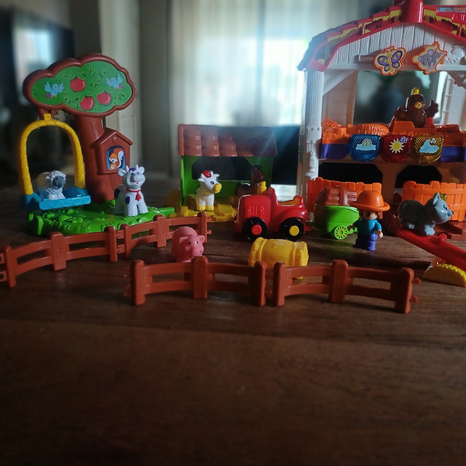 VTech Zoef Zoef Boerderij Speelset met Dieren en Voertuigen, Ophalen of Verzenden, Zo goed als nieuw, 2 tot 4 jaar