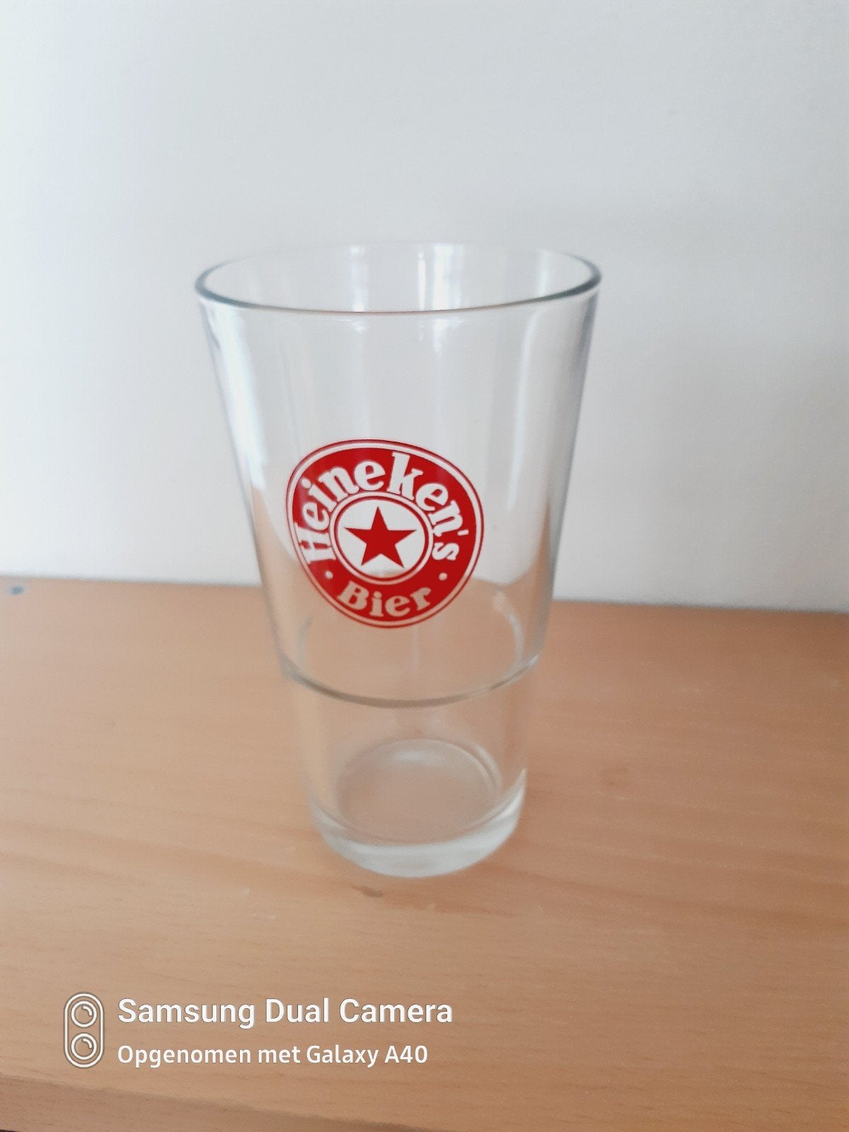 Mooie Heineken.s bier vaasje, Ophalen of Verzenden, Zo goed als nieuw, Glas of Glazen, Heineken