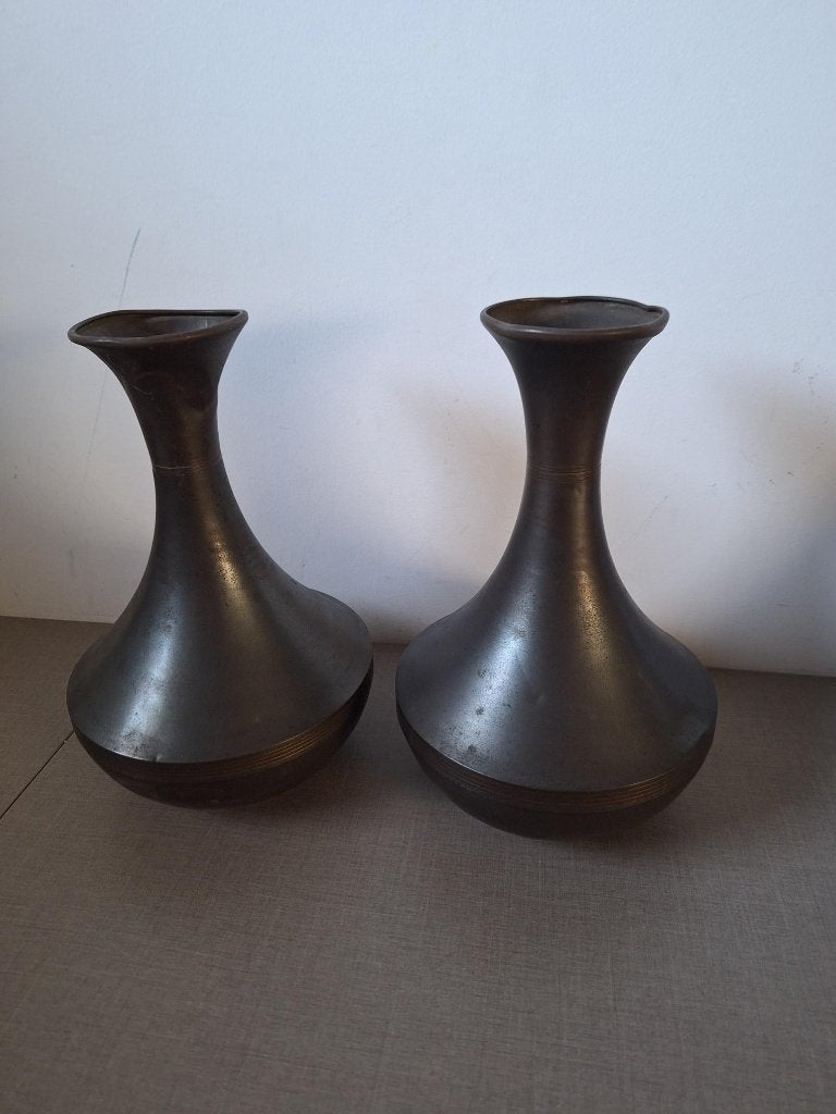 2 messing vazen, Huis en Inrichting, Ophalen of Verzenden