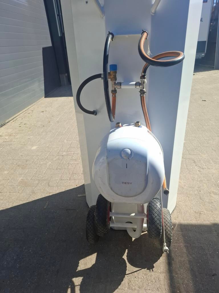 Nooddouche  compleet  douche, Ophalen