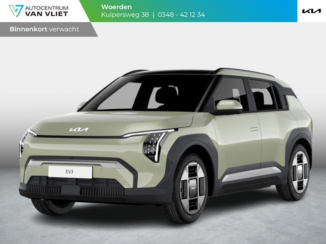 Kia EV3 Plus Advanced 58.3 kWh | Navi | 19" | Adapt. Cruise, EV3, Automatische klimaatregeling, 1700 kg, 360 min