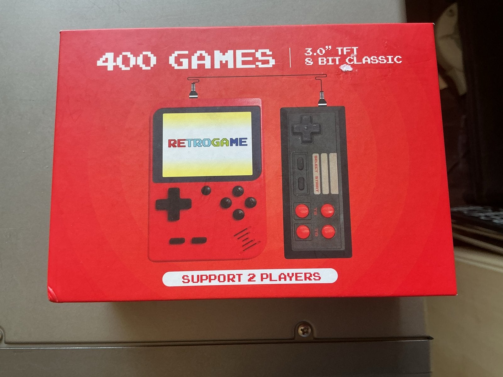Retrogame Handheld Console met 400 games en extra controller, Spelcomputers en Games, Spelcomputers | Overige, Ophalen, Overige merken