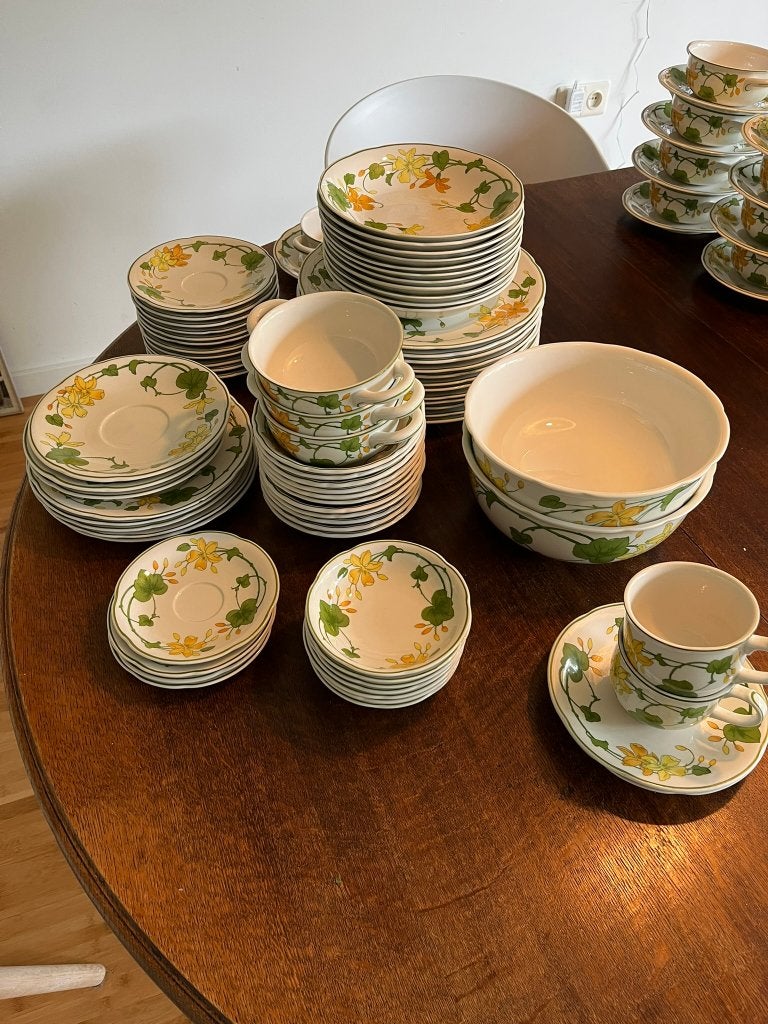 Villeroy & Boch 'Geranium' servies, Ophalen, Gebruikt, Overige stijlen, Porselein