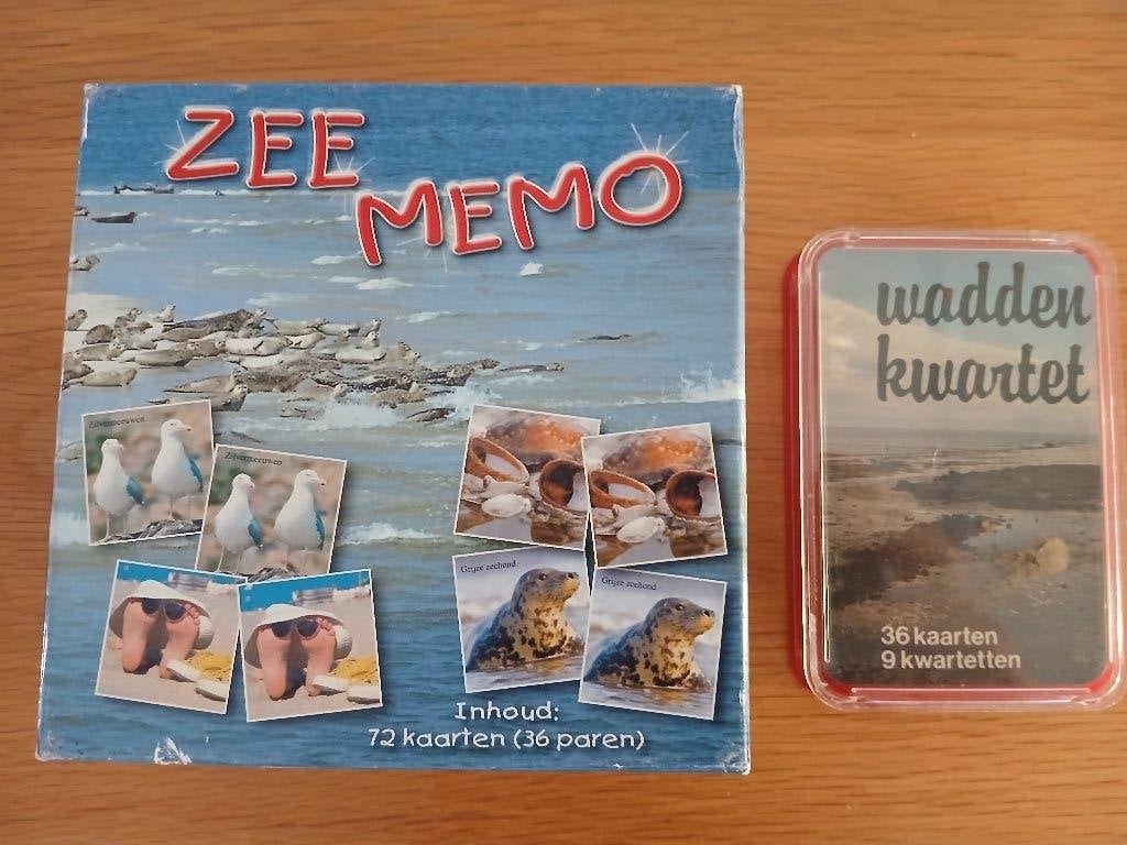 Te koop het spel zee memo en het wadden kwartet., Ophalen, Gebruikt