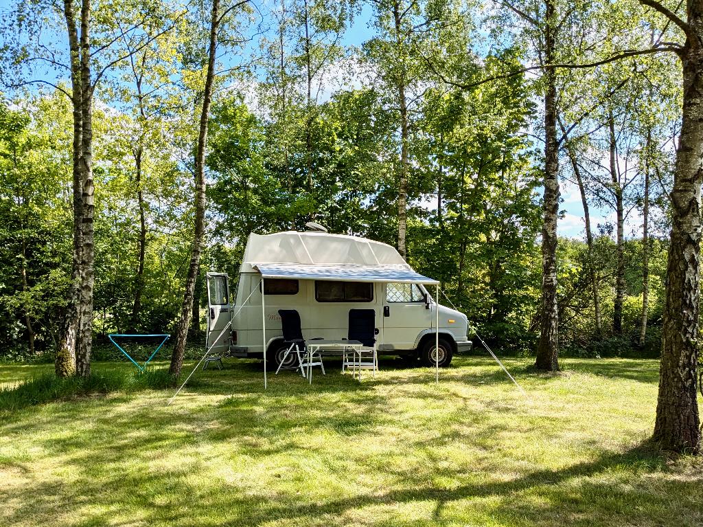 Citroën C25E benzine 1990, luifel 3 meter,  fietsenrek, Caravans en Kamperen, Campers, Overige merken, Buscamper of Camperbus