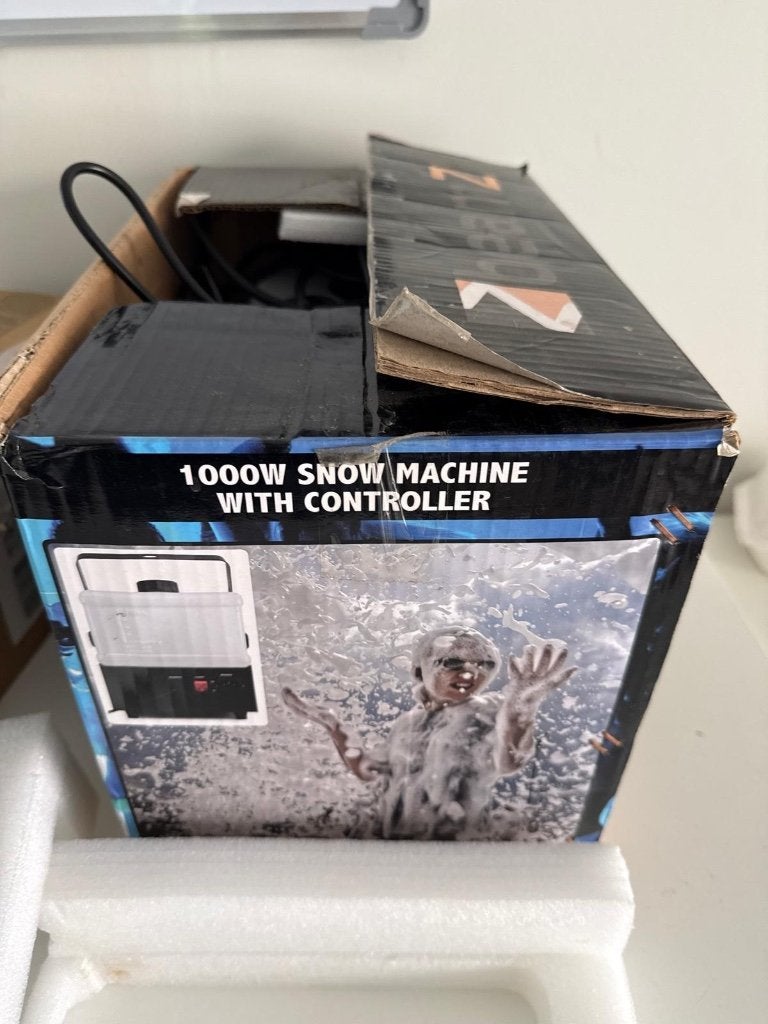 Snow machine, Ophalen of Verzenden, Zo goed als nieuw, Feestartikel, Overige