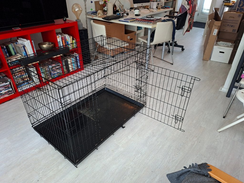 Dieren of Katten kooi, Ophalen, Zo goed als nieuw, Ren, 75 tot 110 cm