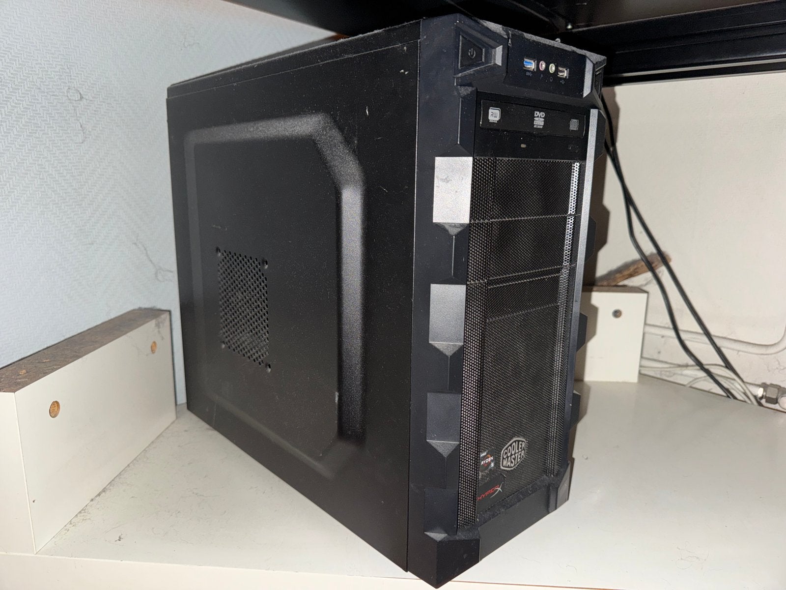 Gaming PC Ryzen 5 + 2x AOC 144Hz curved monitoren, Computers en Software, Ophalen, Gebruikt, Gaming, SSD