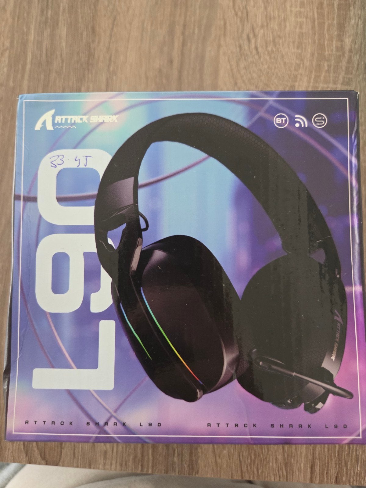 Attack Shark L90 Gaming Headset - Draadloos met Microfoon, Ophalen of Verzenden