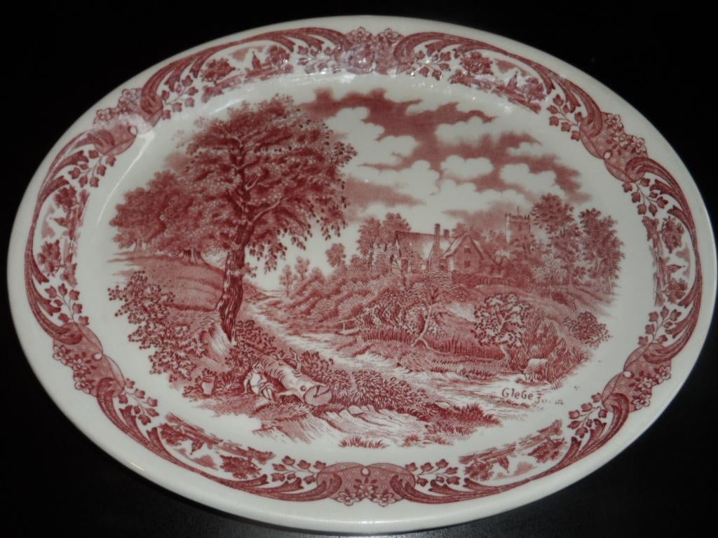 Engelse ovale bord W.H. Grindley &COLTD., Ophalen of Verzenden, Zo goed als nieuw, Bord(en), Overige stijlen