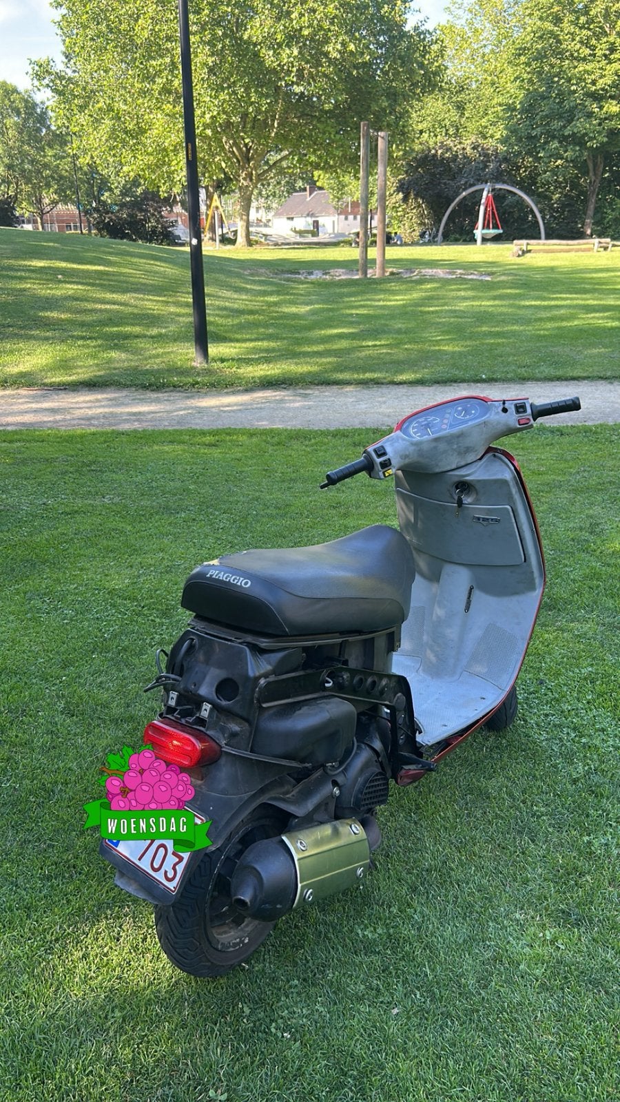 Piaggio skipper a1, Fietsen en Brommers, Scooters | Piaggio, Ophalen, Zo goed als nieuw, Tweetakt, Overige modellen