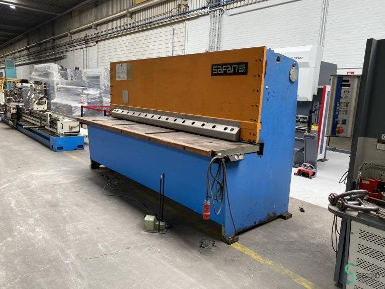 Plaatscharen Safan VS 310-10 1989, Zakelijke goederen, Machines en Bouw | Metaalbewerking
