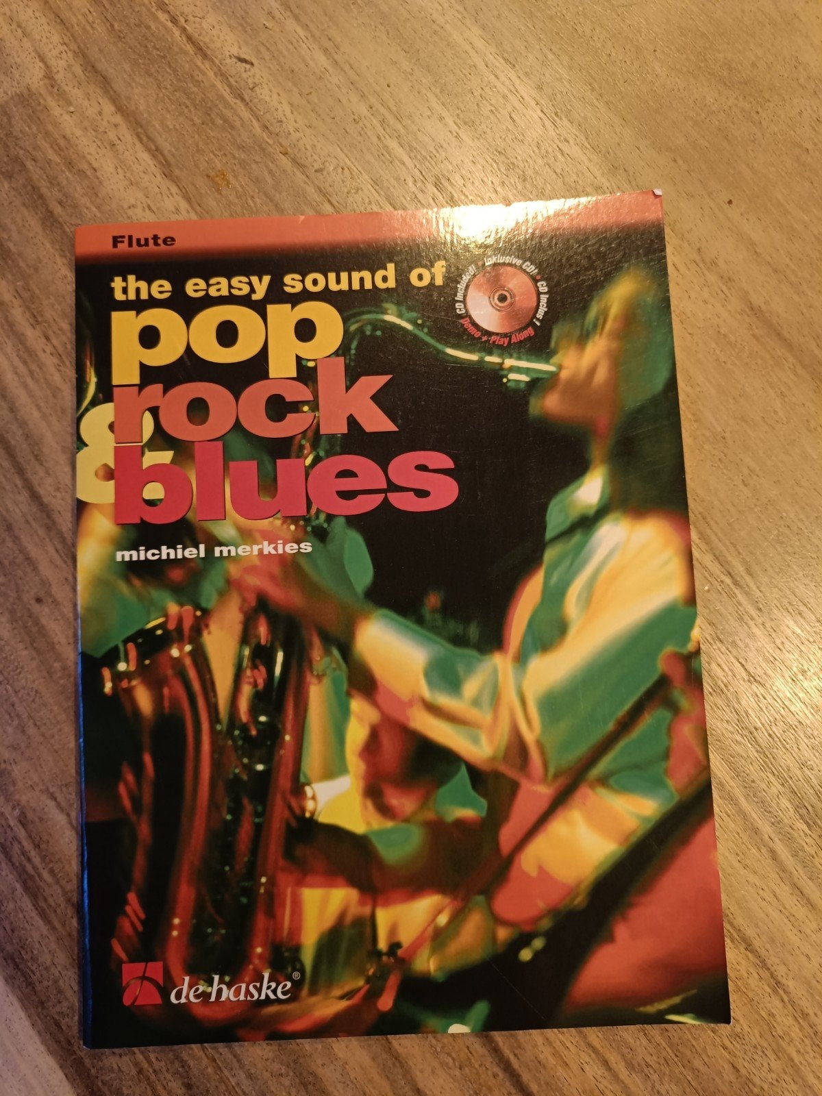 Fluitboek: The Easy Sound of Pop, Rock & Blues + CD, Les of Cursus, Dwarsfluit of Piccolo, Ophalen of Verzenden, Zo goed als nieuw