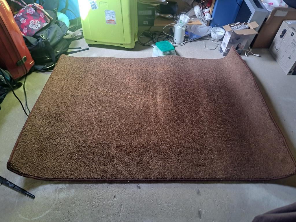 Bruin vloerkleed, Ophalen of Verzenden, Minder dan 10 m², Bruin, Tapijt