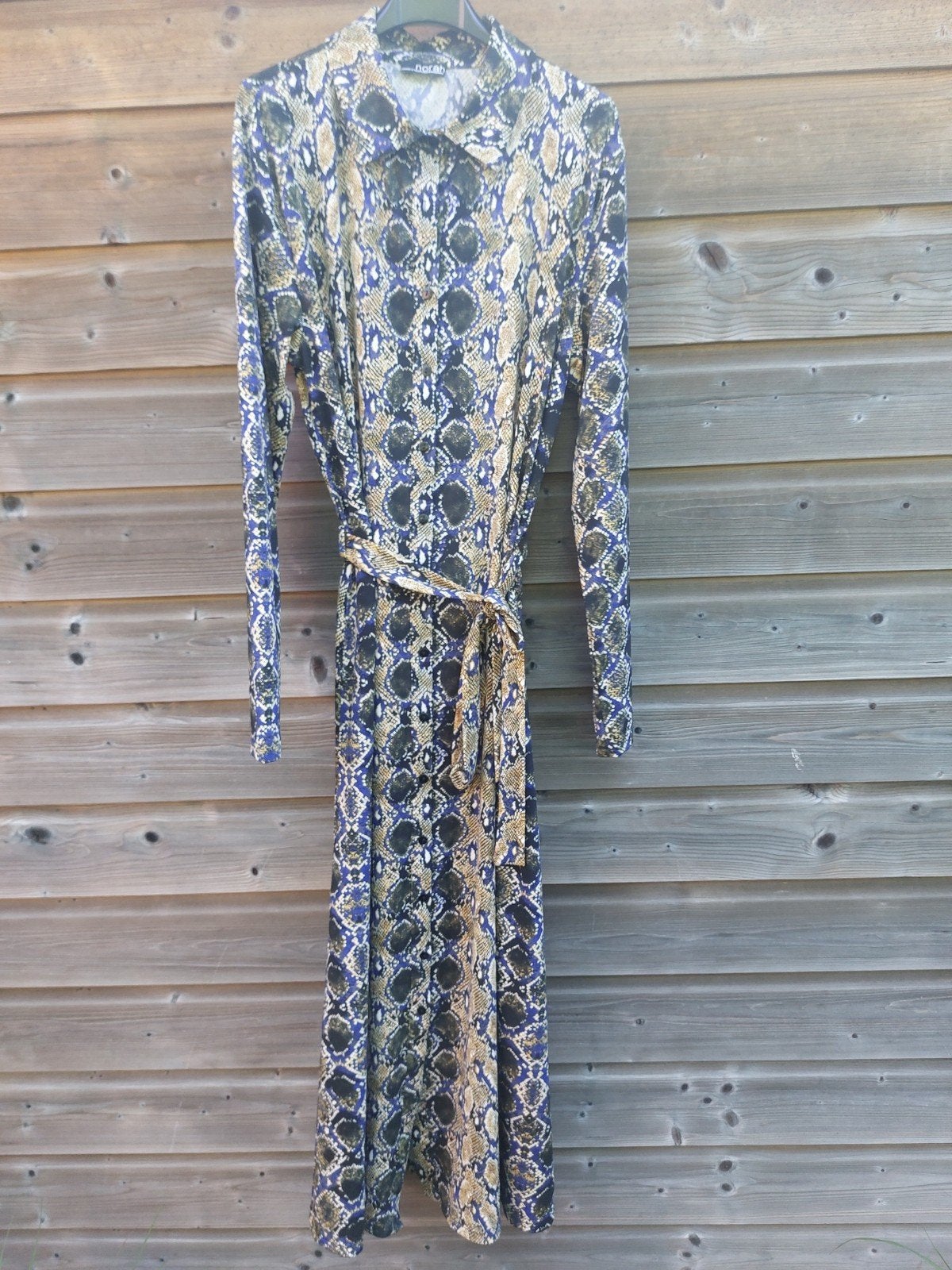 Lange jurk met print Norah maat 42/XL, Kleding | Dames, Jurken, Verzenden