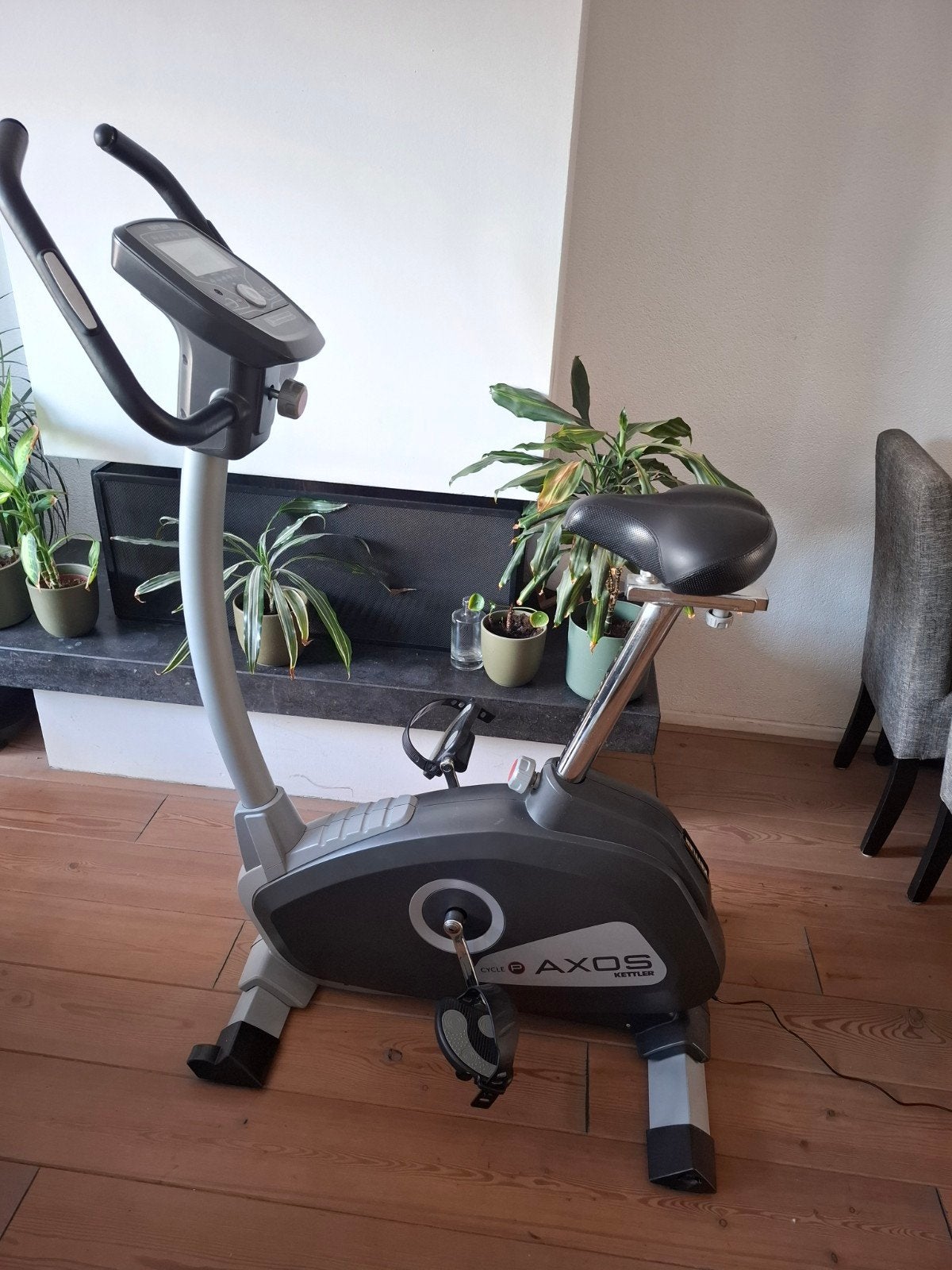 Kettler Axos Cycle P hometrainer zeer stil en veel programma, Ophalen, Zo goed als nieuw, Metaal, Benen
