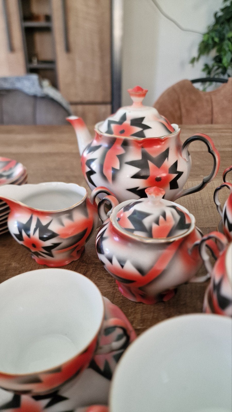 Art Deco thee servies, Antiek en Kunst, Antiek | Servies compleet, Ophalen