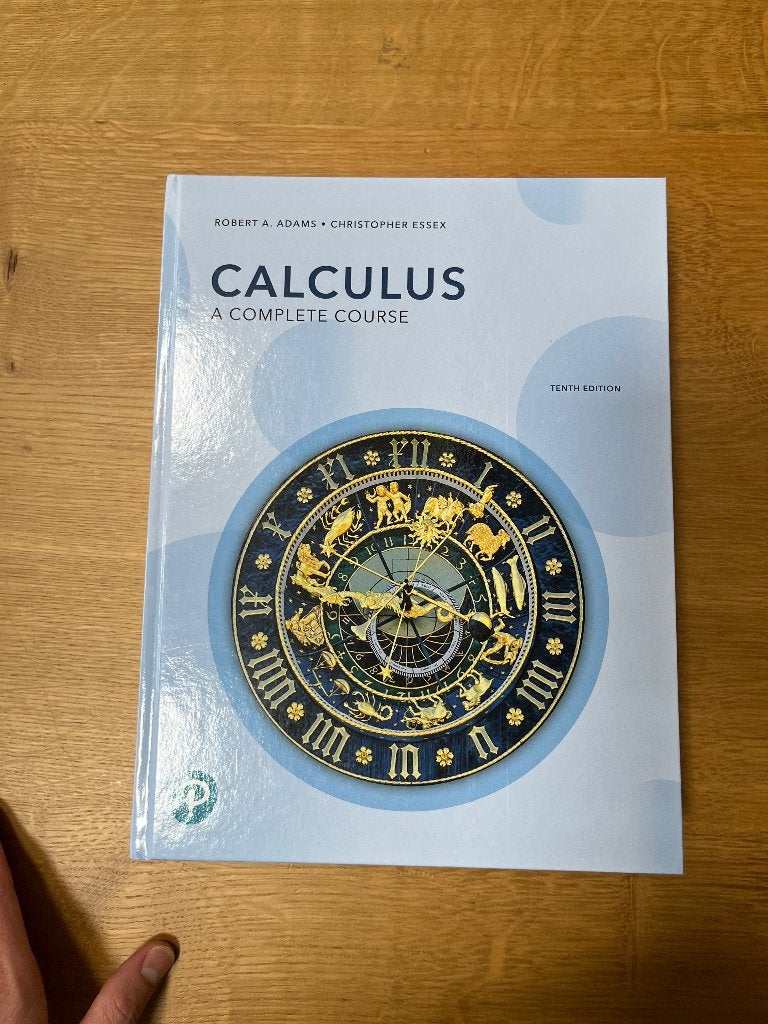 Calculus; a complete course. 10th edition., Boeken, Beta, Robert A. Adams, Christopher Essex, Ophalen of Verzenden, WO