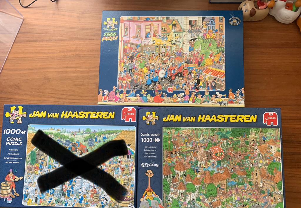 Jan van Haasteren - sprookjesbos Carnaval, Ophalen of Verzenden, 500 t/m 1500 stukjes, Zo goed als nieuw
