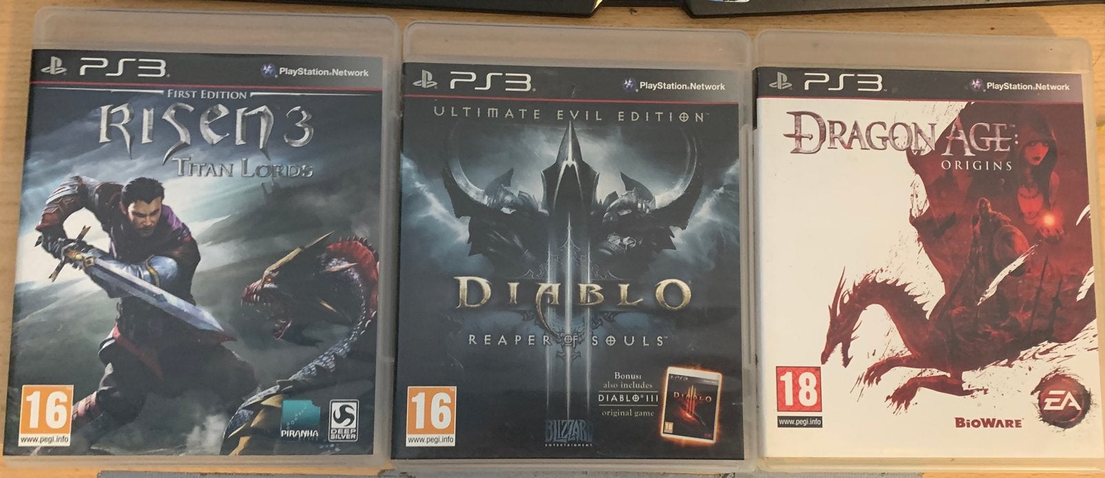Drie PS3 fantasy games, Spelcomputers en Games, Games | Sony PlayStation 3, Vanaf 18 jaar, 1 speler, Ophalen of Verzenden, Zo goed als nieuw