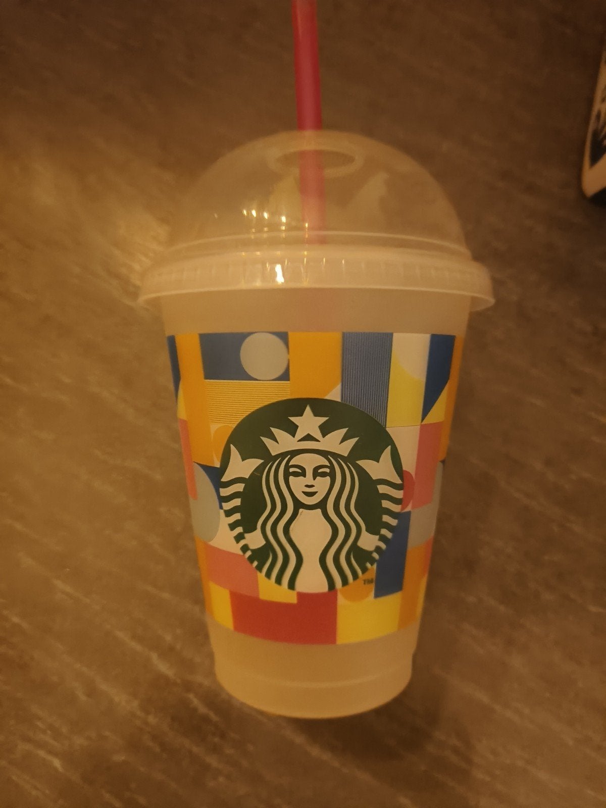 Plastic Starbucks beker met rietje, Ophalen of Verzenden