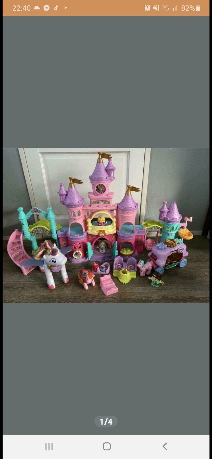 hele set v tech prinsessen kasteel vrolijke vriendjes, Ophalen of Verzenden