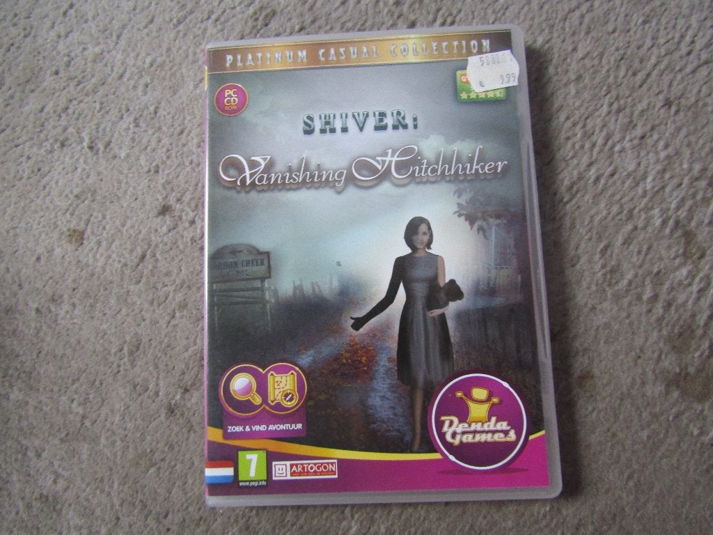 CD-rom: Shiver - Vanisging hitchhiker, Puzzel en Educatief, Gebruikt, 1 speler, Ophalen of Verzenden