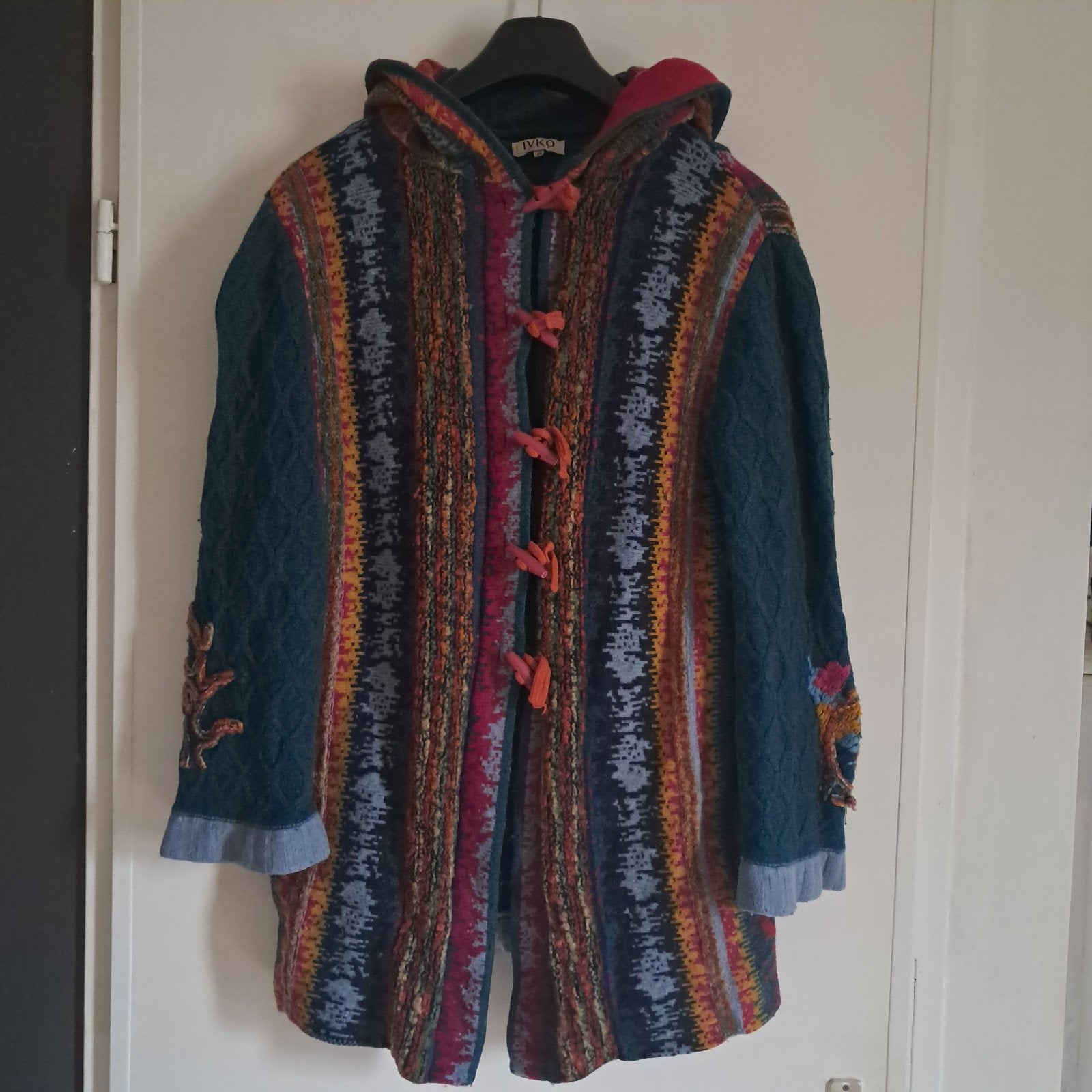 Wollen Ivko vest, XL, Kleding | Dames, Ivko, Ophalen of Verzenden, Maat 46/48 (XL) of groter, Blauw