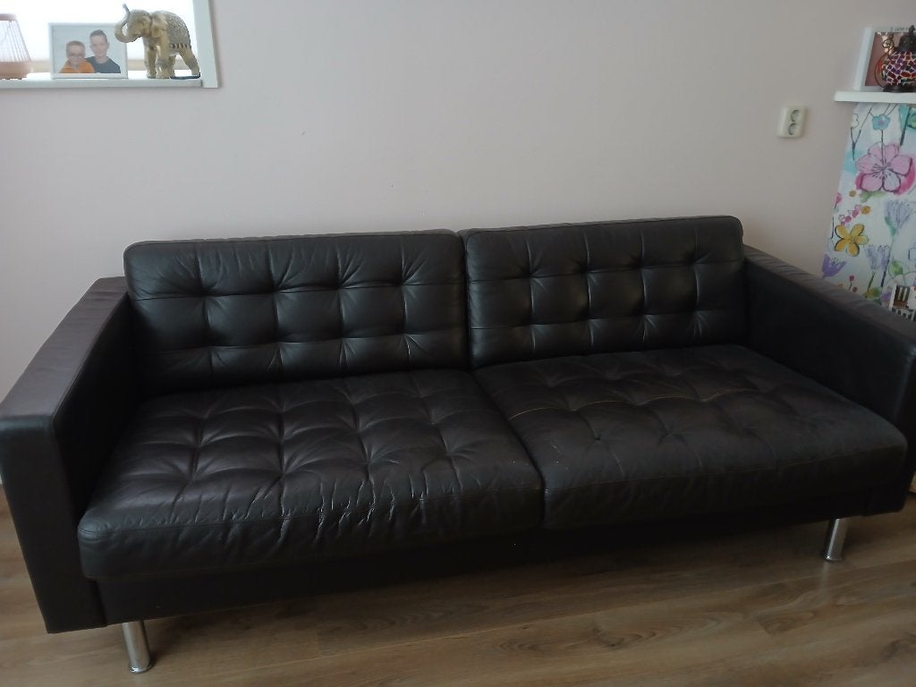Bankstel, Huis en Inrichting, Ophalen, Gebruikt, 150 tot 200 cm, Driepersoons