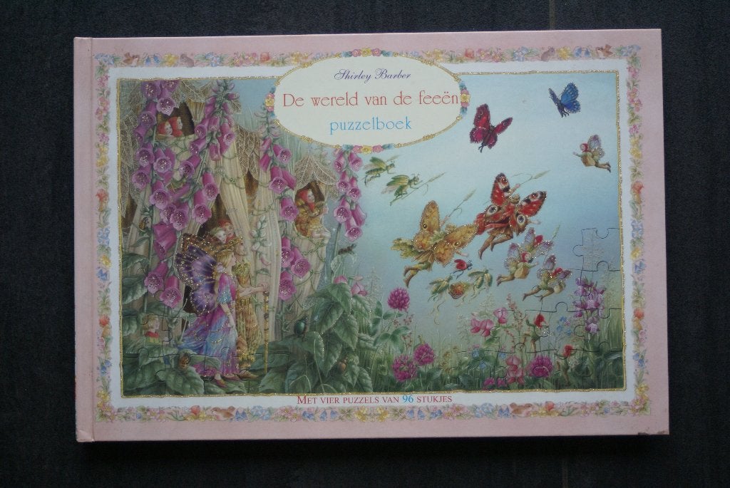 De WERELD van de FEEËN... (puzzelboek).. hardcover.., Ophalen of Verzenden, Minder dan 500 stukjes, Zo goed als nieuw, Legpuzzel