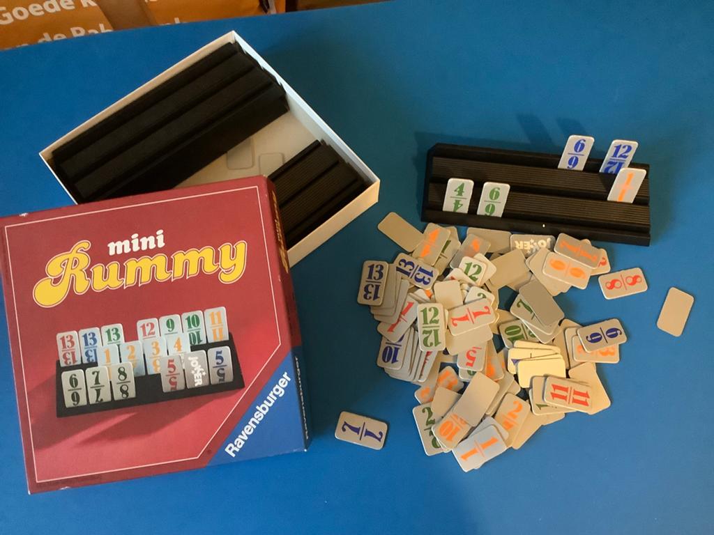 Mini Rummy, makkelijk om mee op vakantie te nemen, Ophalen of Verzenden, Gebruikt
