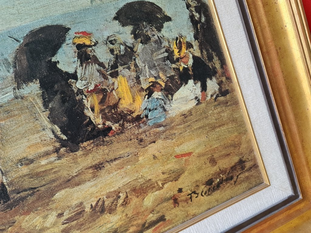 Schilderij Eugene Boudin, Ophalen, Overige stijlen, Doek, Landschap