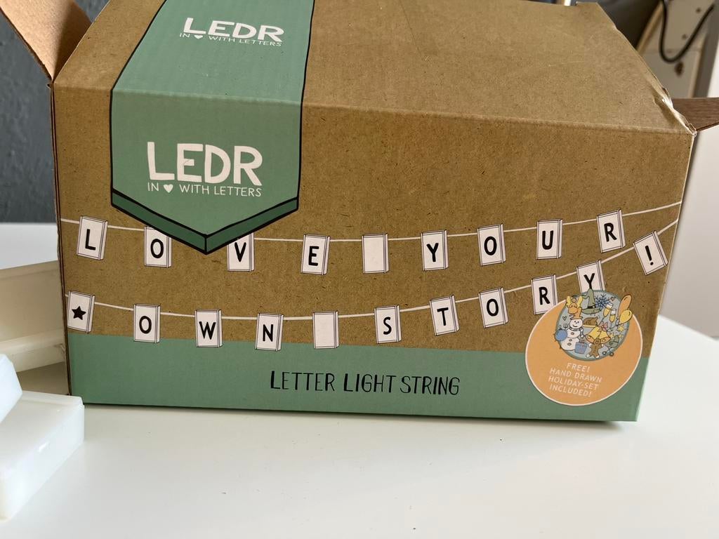 Letterlijn met licht, Ophalen of Verzenden, Zo goed als nieuw