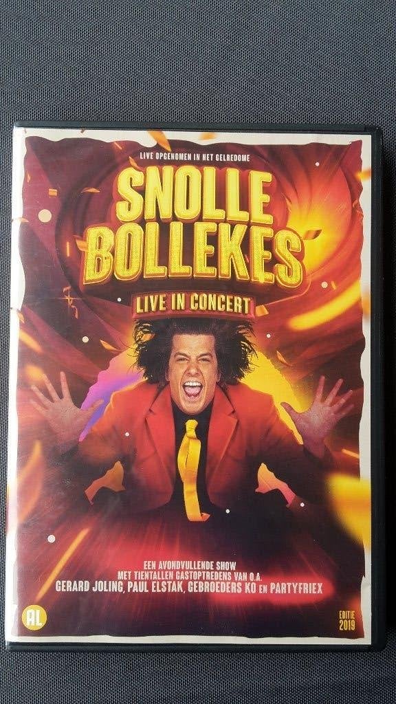 DVD Snollebollekes live in concert editie 2019, Alle leeftijden, Ophalen of Verzenden, Zo goed als nieuw
