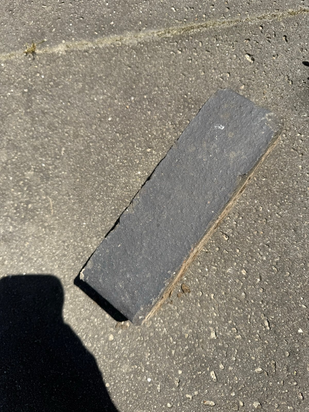 370 stuks grijze klinkers 20x6,5x6,5 cm, Tuin en Terras, Tegels en Klinkers, Ophalen, Gebruikt, Beton, Klinkers