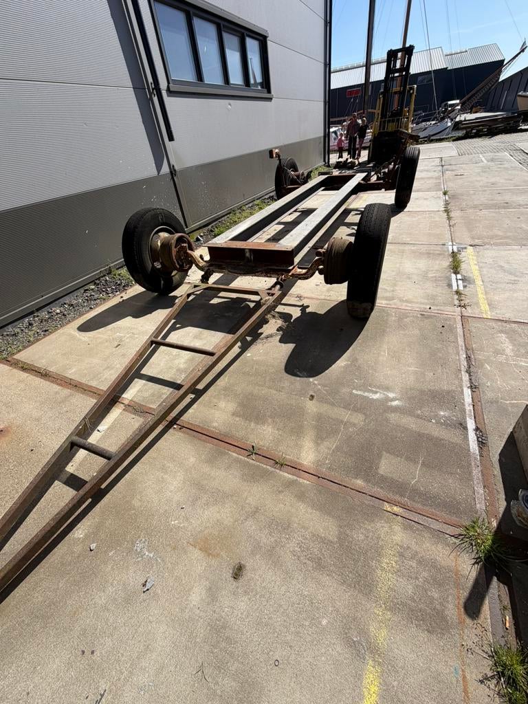 Zware boot kar, Watersport en Boten, Boottrailers, Ophalen, Gebruikt, 9 meter of meer, Overige typen