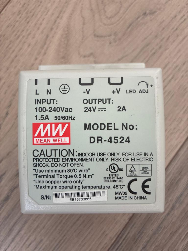 Mean Well DR-4524 & TDK-Lambda DRB30-24-1 Voedingen, Ophalen, Gebruikt, Overige typen