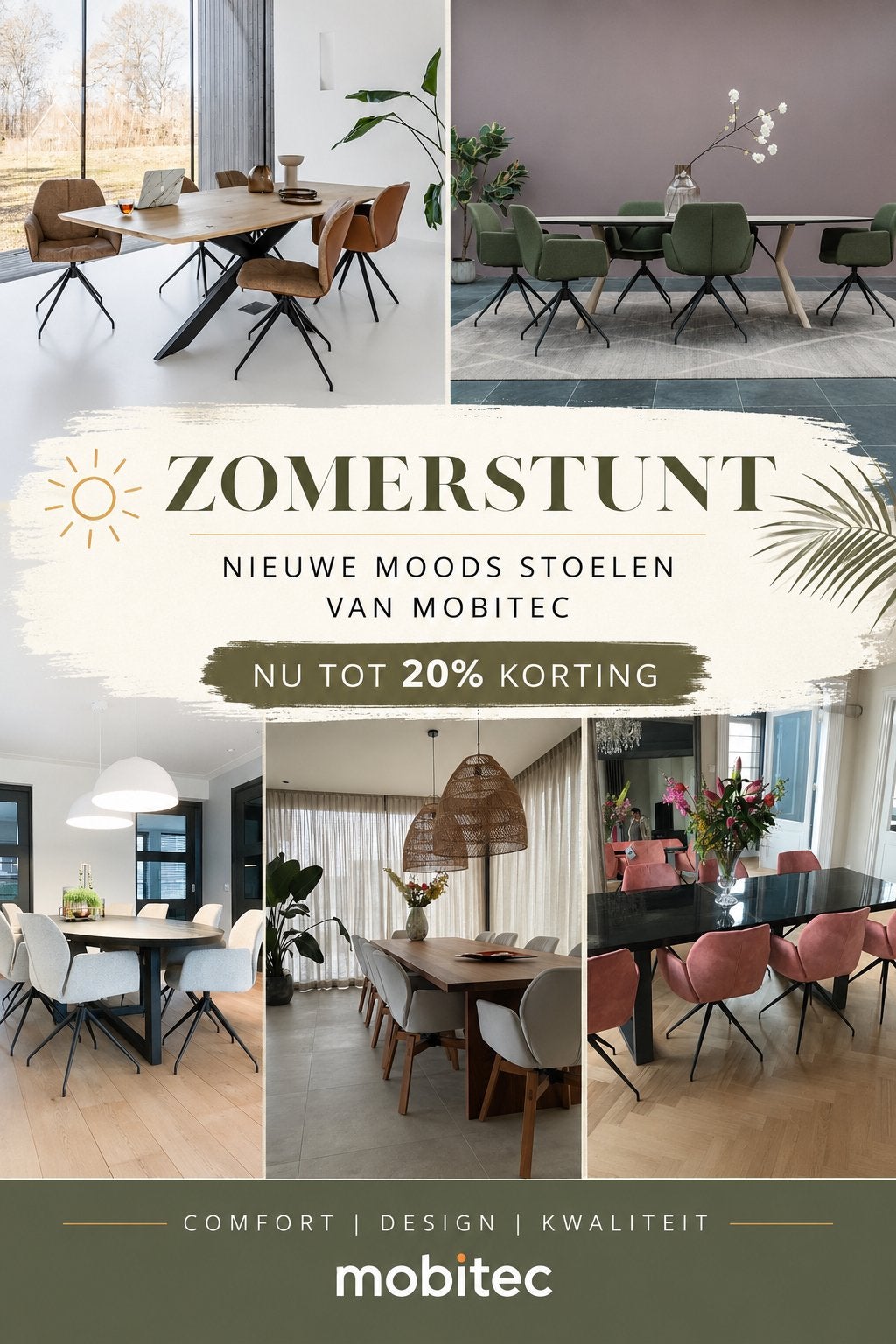 Nieuwe Moods stoelen van Mobitec, nergens goedkoper!!, Huis en Inrichting, Stoelen, Overige kleuren, Nieuw, Ophalen of Verzenden
