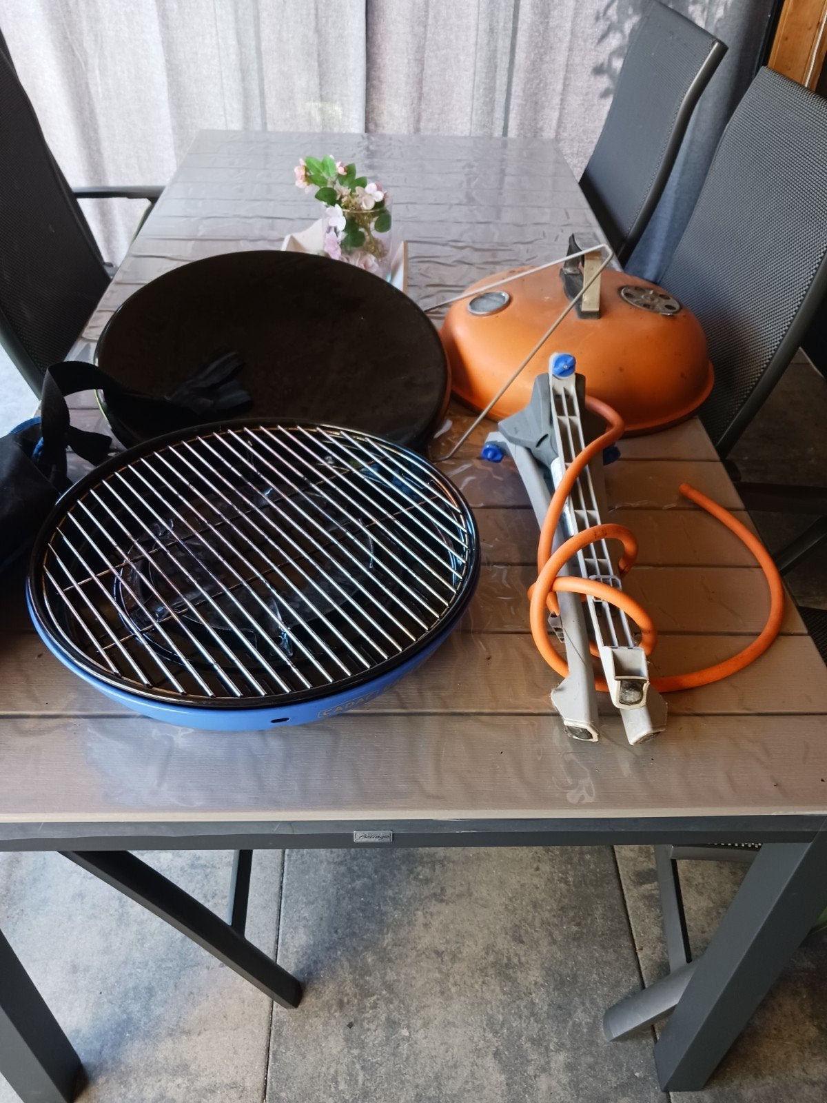 Cadac skottelbraai, Ophalen, Gebruikt, Cadac skottelbraai