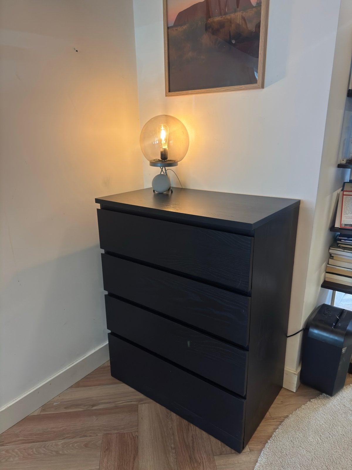 IKEA MALM ladekast / chest of drawers, Ophalen, Gebruikt, 100 tot 150 cm, 50 tot 100 cm