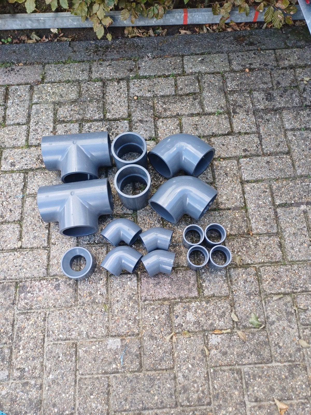 pvc hulpstukken, Ophalen, Bochten, Pvc, Nieuw