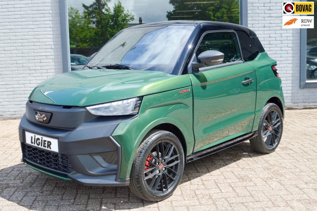 Ligier JS50 EV Ultimate | Elektrisch | Stuurbekrachtiging |, 8 pk, Zwart, Overige carrosserieën, Origineel Nederlands