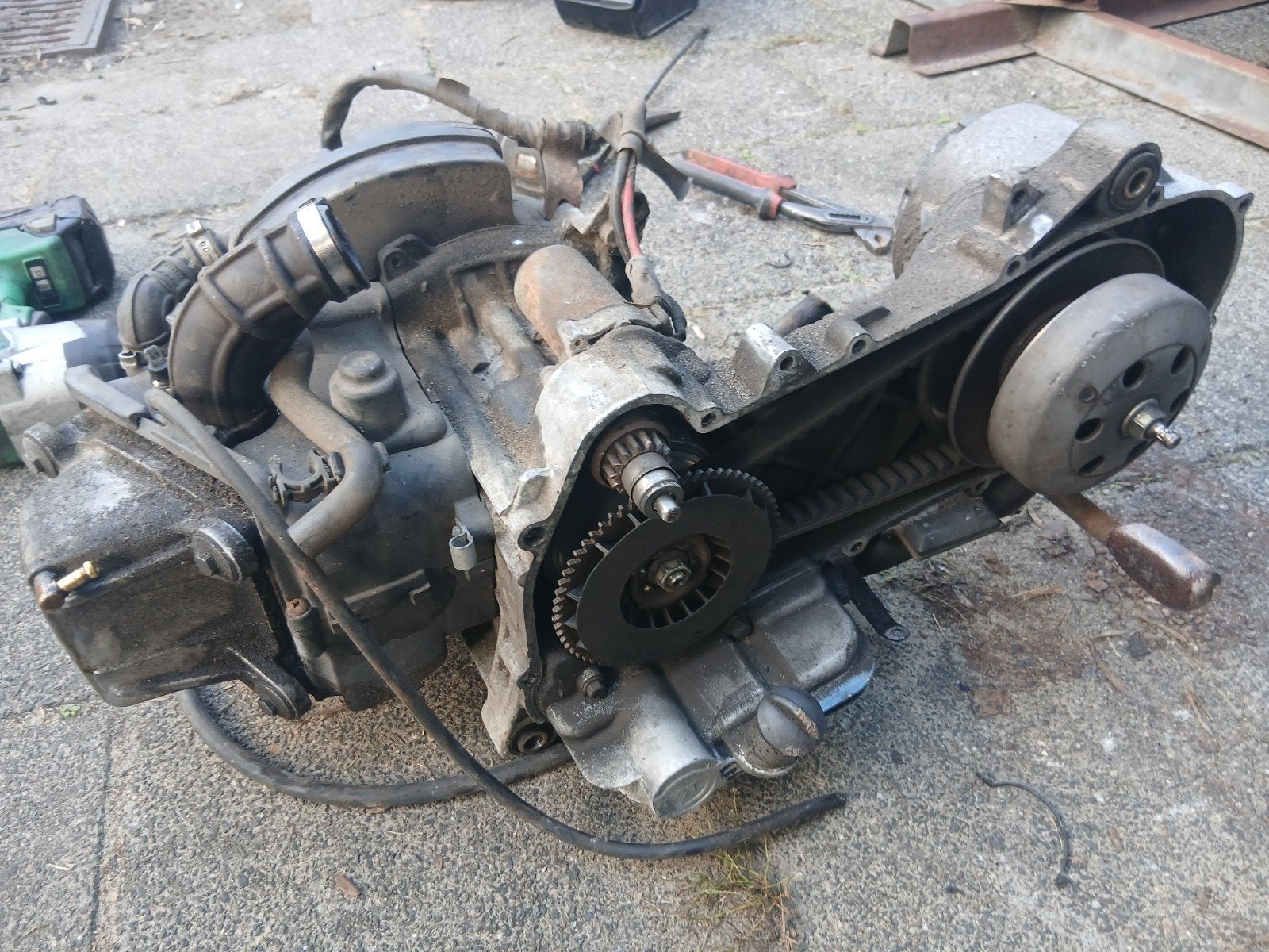 vespa lx 4klepper 4t sloop blok, Fietsen en Brommers, Ophalen of Verzenden, Gebruikt, Blok, Vespa