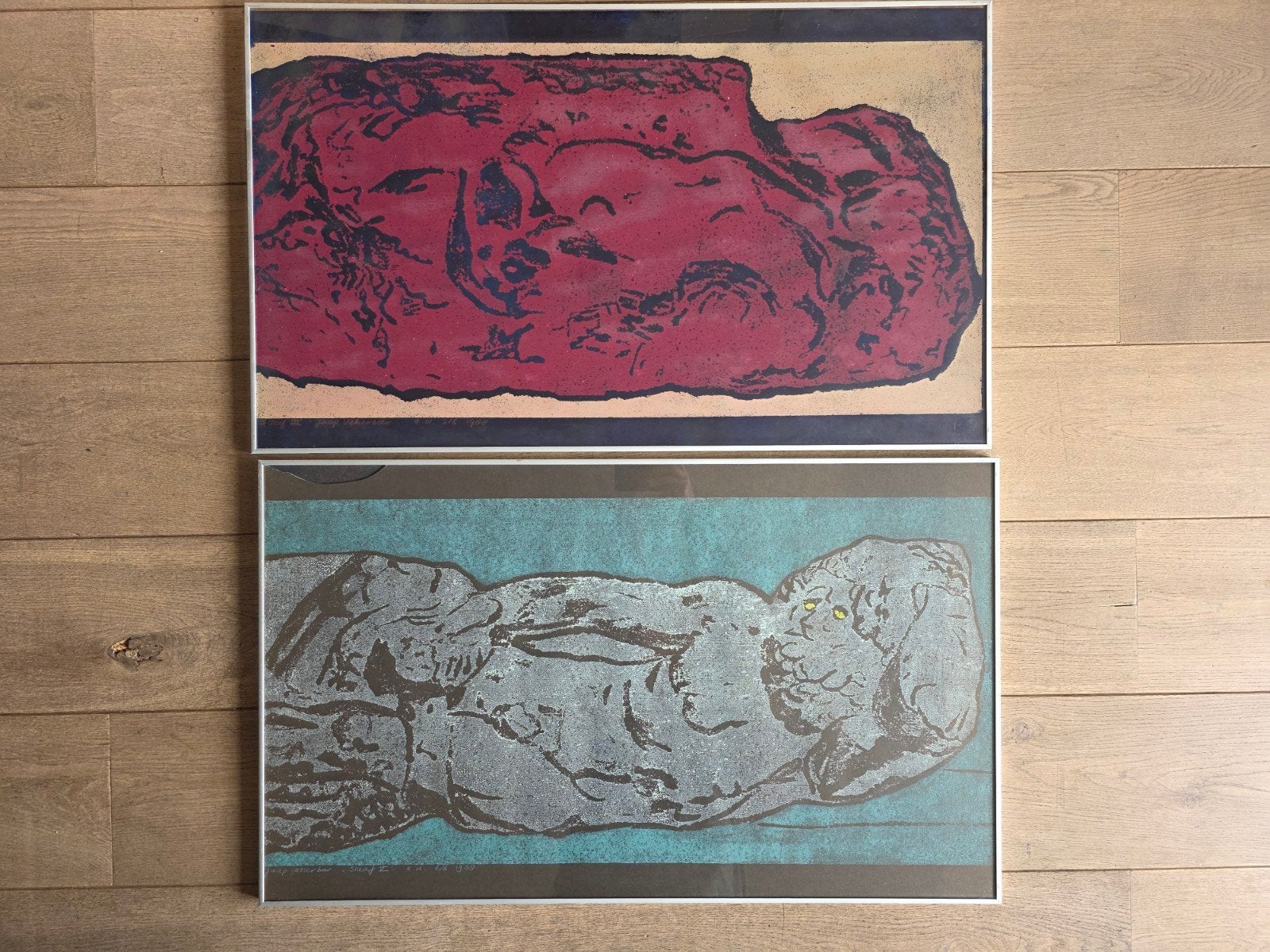 2 Hoogdrukken Jaap Velserboer - 60x100 cm, Antiek en Kunst, Ophalen