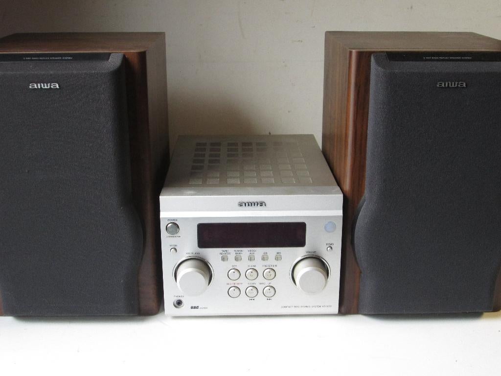 Aiwa stereo set, Overige merken, Zo goed als nieuw, Tuner of Radio, Losse componenten