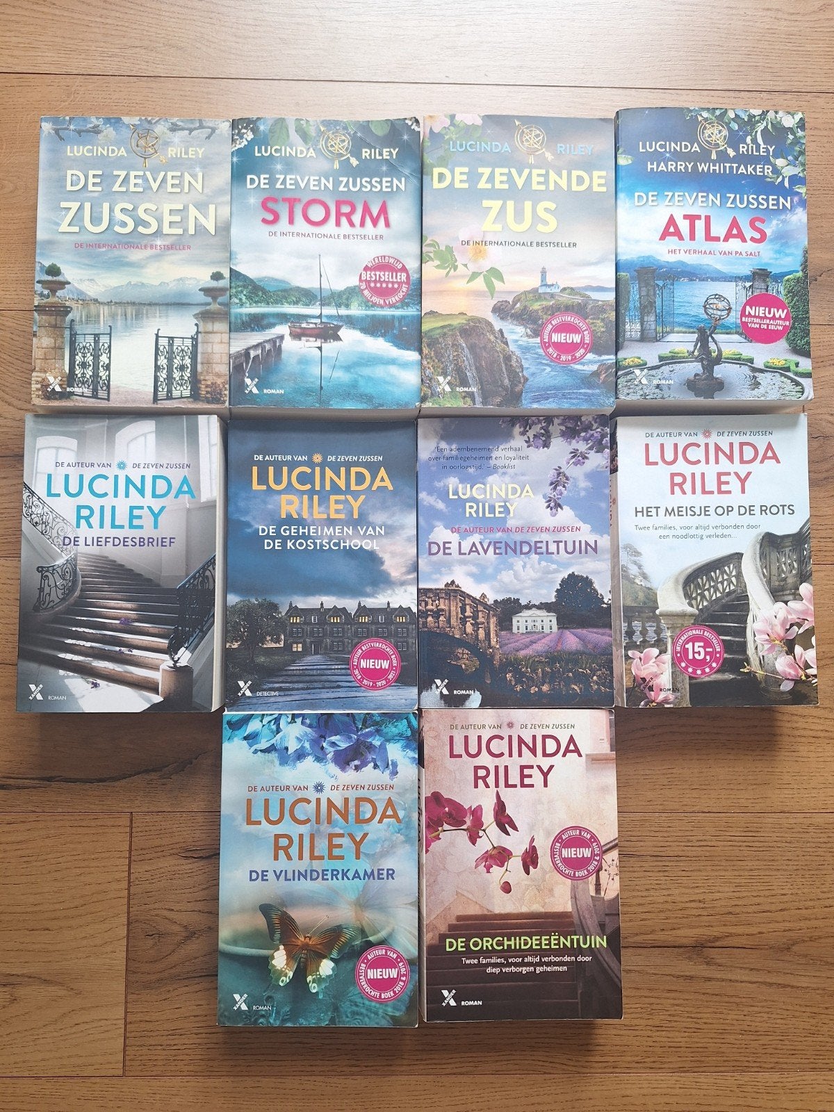 10 boeken van Lucinda Riley, Boeken, Romans, Ophalen of Verzenden, Gelezen
